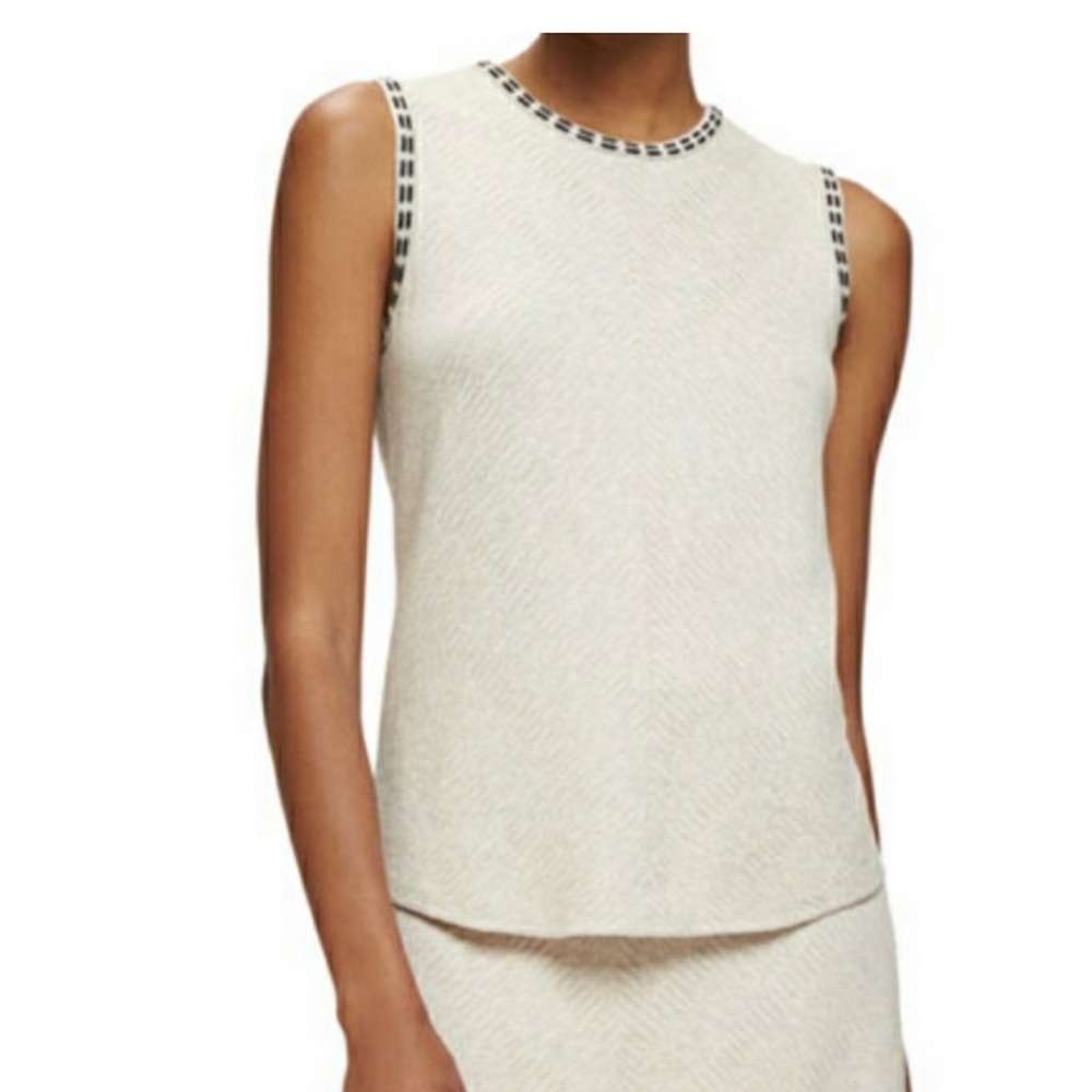 Nic + Zoe Double Stitch Tank in Size Small